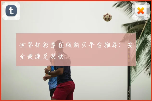 世界杯彩票在线购买平台推荐：安全便捷兑奖快
